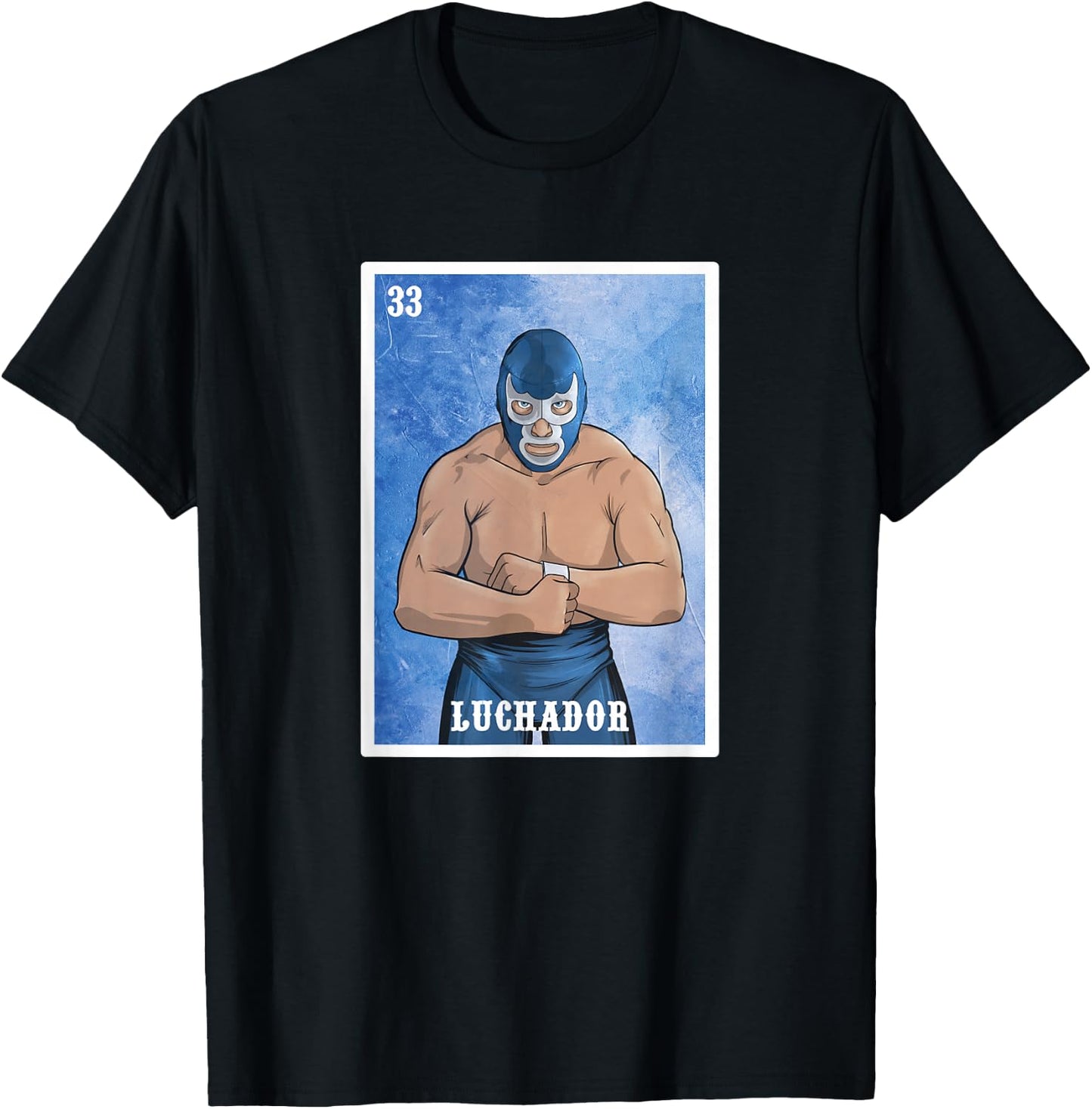 Mexico El Wrestler Luchador - Lucha Libre - Wrestling T-Shirt - T-Shirt | Black