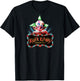 Killer Klowns from Outer Space Shorty Boxing Pose Above Logo Raglan Baseball T-Shirt - T-Shirt | Black
