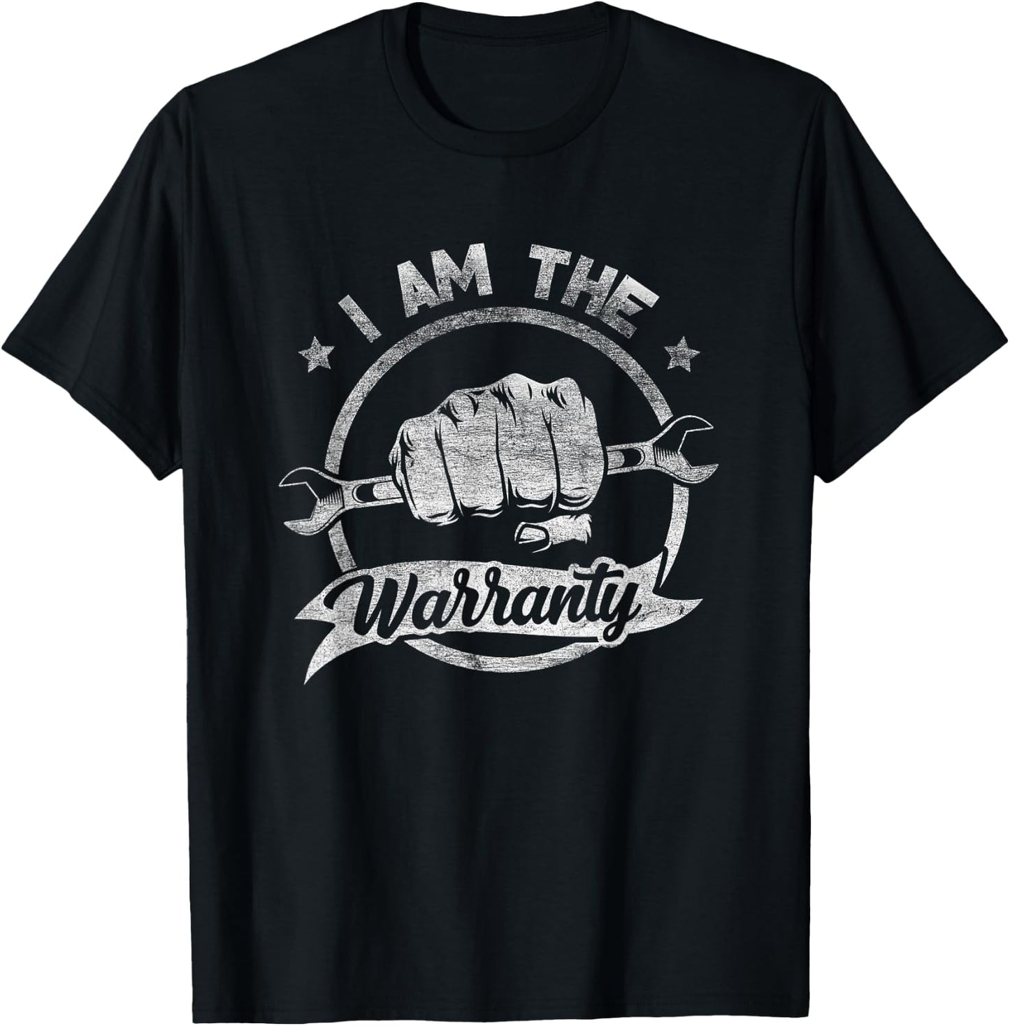 I Am The Warranty Fixing Myself Diesel Truck Car Machine T-Shirt - T-Shirt | Black