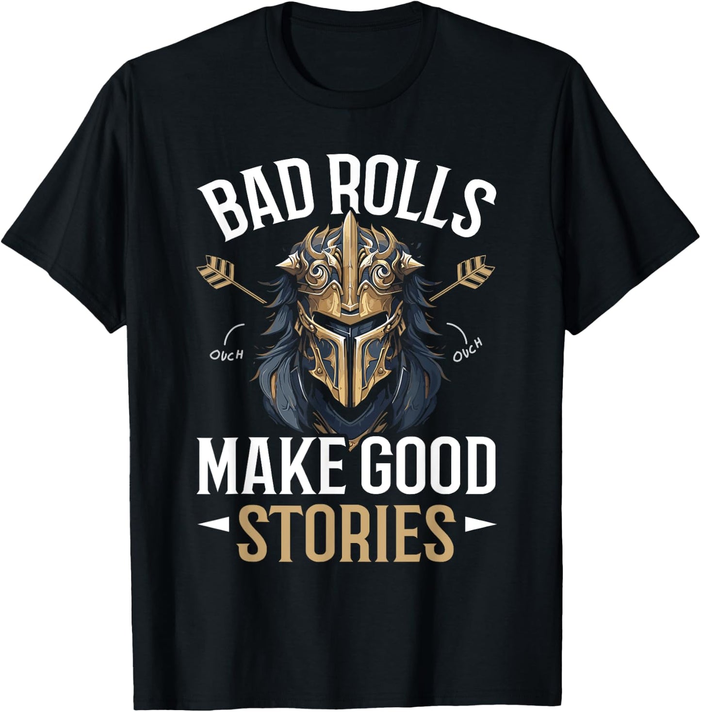 RPG Gaming Role Playing D20 Tabletop Games Funny RPG Gamer T-Shirt - T-Shirt | Black