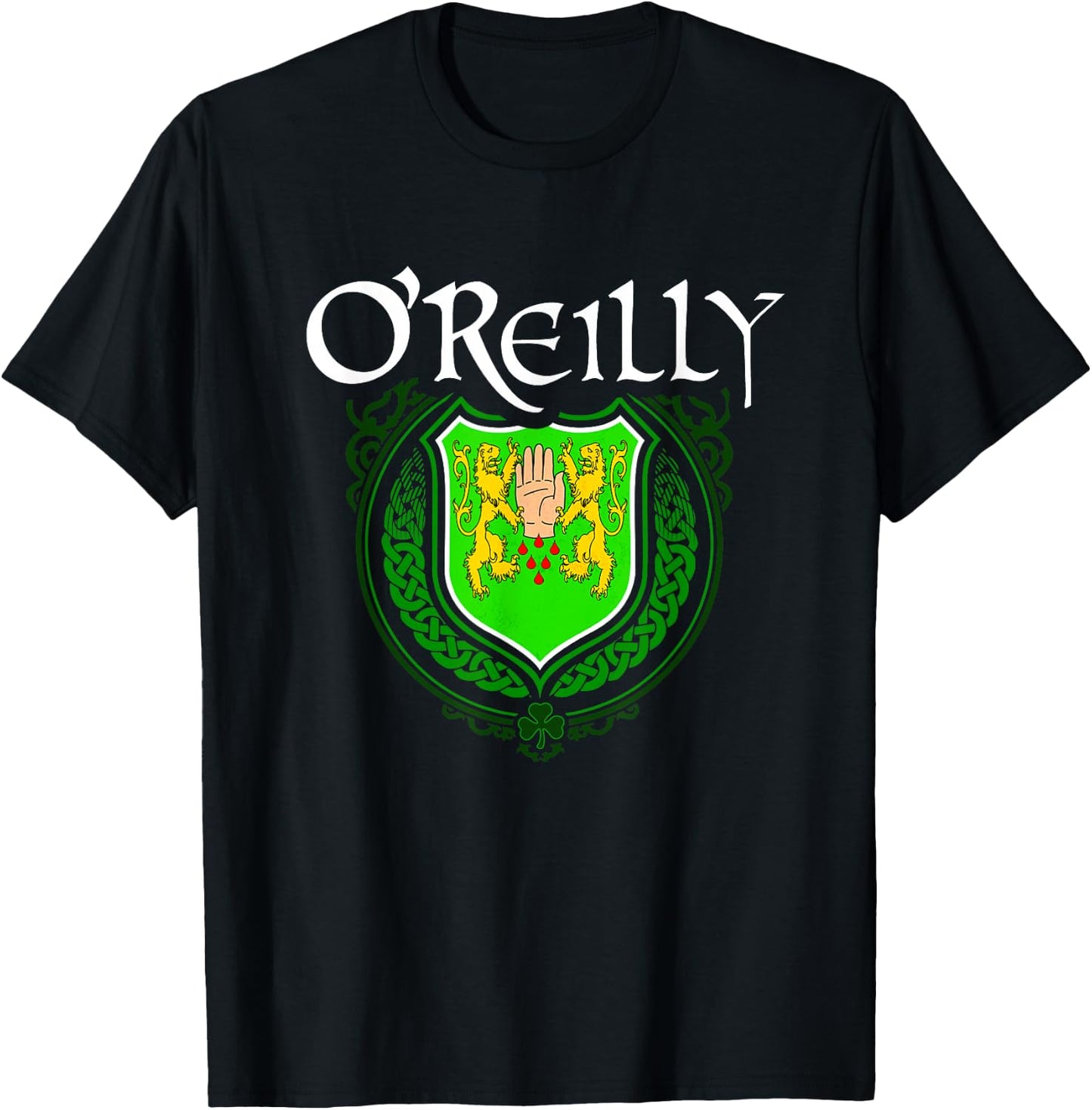 O'Reilly Surname Irish Clan Tartan Badge Ireland T-Shirt - T-Shirt | Black