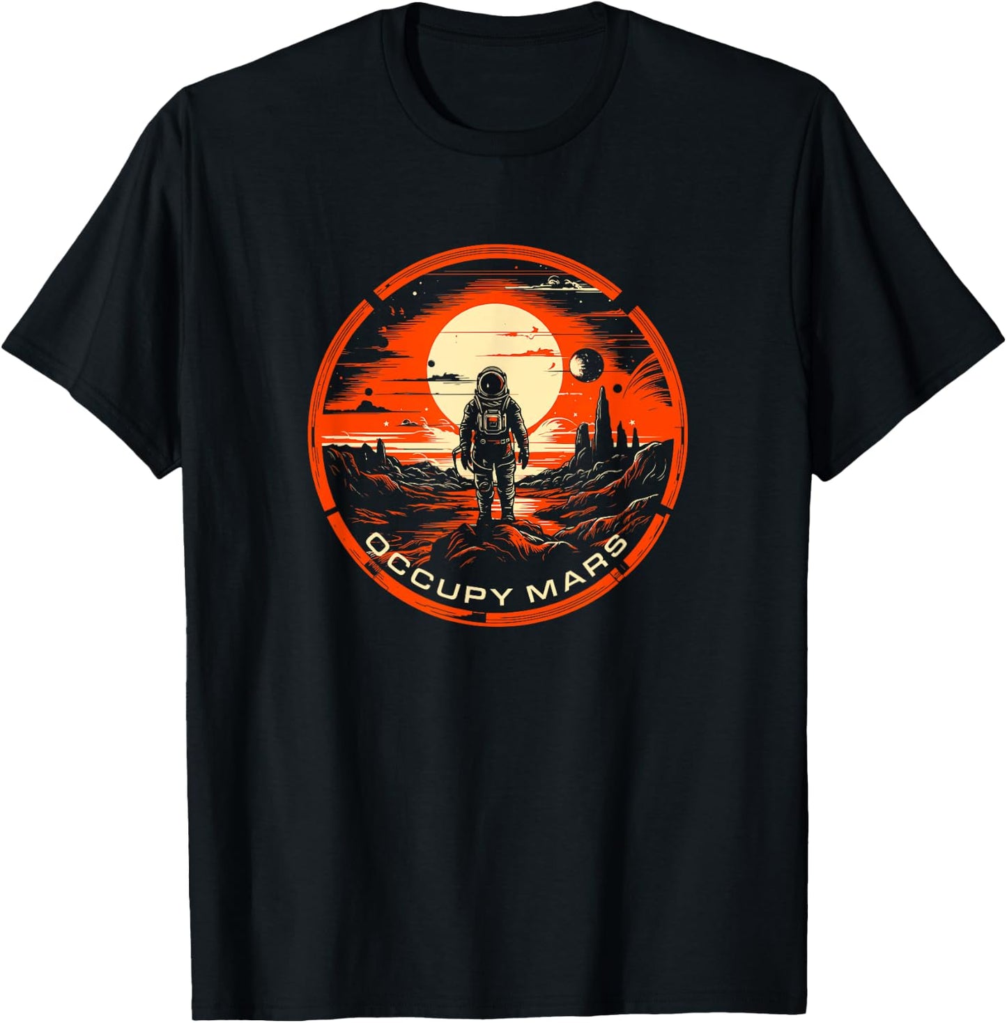 Occupy Mars - Terraforming T-Shirt - T-Shirt | Black