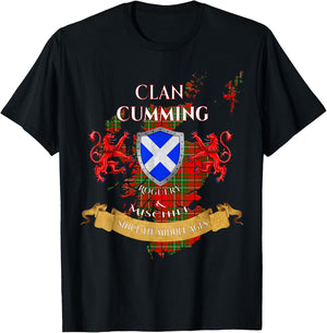 Cumming Scottish Family Clan Middle Ages Mischief T-Shirt - T-Shirt | Black