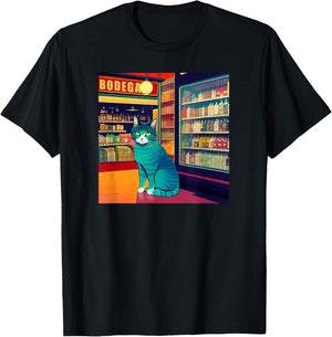 Cool Bodega Cat Meme Store Cat Men Women Kids T-Shirt - T-Shirt | Black