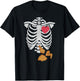 Fried Chicken Lover Halloween Skeleton Xray Costume T-Shirt - T-Shirt | Black