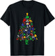 Physics Chemistry Men Women Kids Ugly Science Christmas T-Shirt - T-Shirt | Black