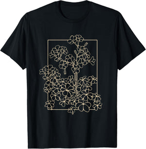 Clover Flower Wildflower Wood Sorrel has Blossoms T-Shirt - T-Shirt | Black