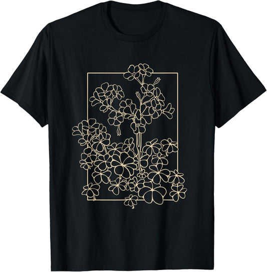 Clover Flower Wildflower Wood Sorrel has Blossoms T-Shirt - T-Shirt | Black