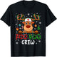 Reindeer Boo Boo Crew Nurse Buffalo Plaid Christmas Nurse T-Shirt - T-Shirt | Black