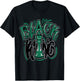 Black King Match 3s Retro Pine Green T-Shirt - T-Shirt | Black