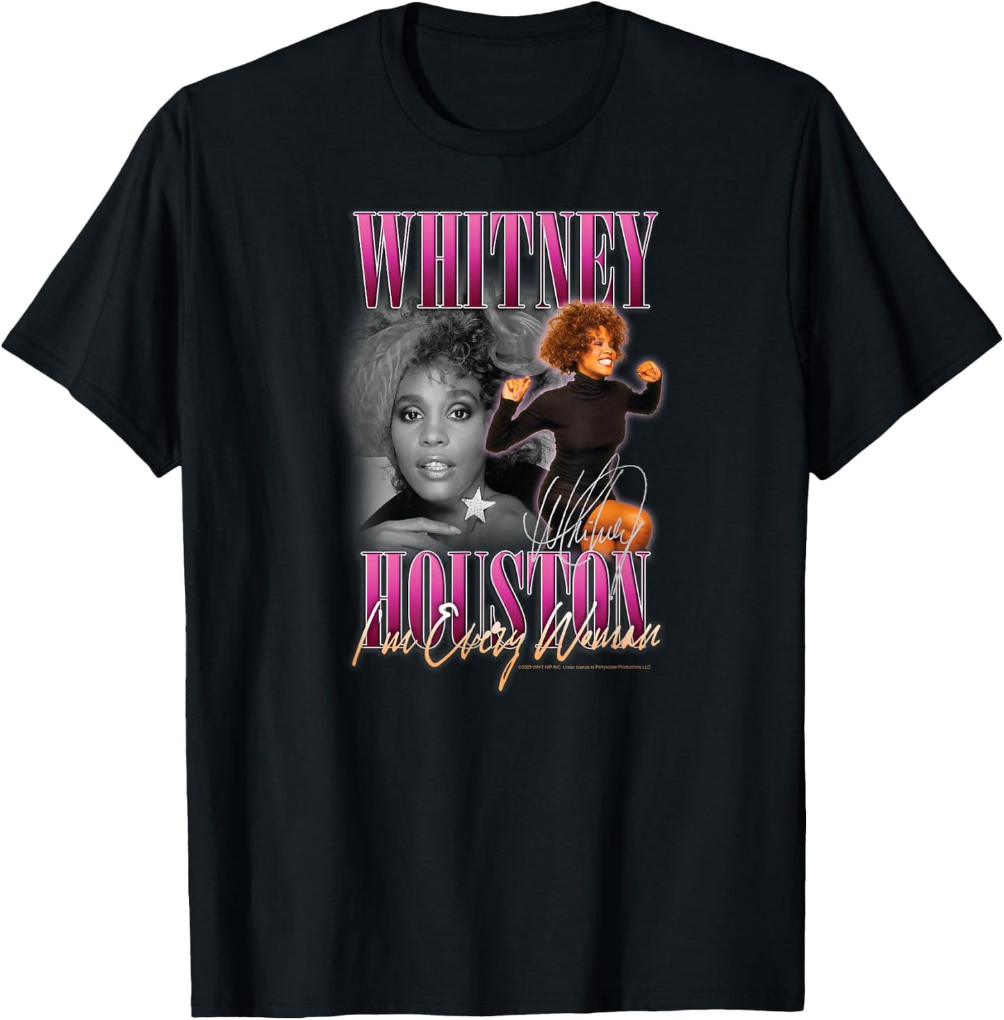 Whitney Houston - I'm Every Woman T-Shirt - T-Shirt | Black