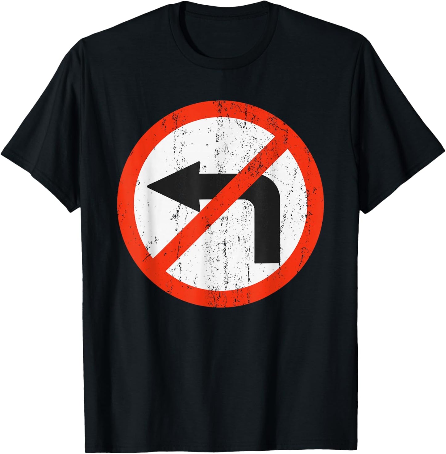 Vintage Road Signs Funny Traffic Signs Halloween Costume T-Shirt - T-Shirt | Black