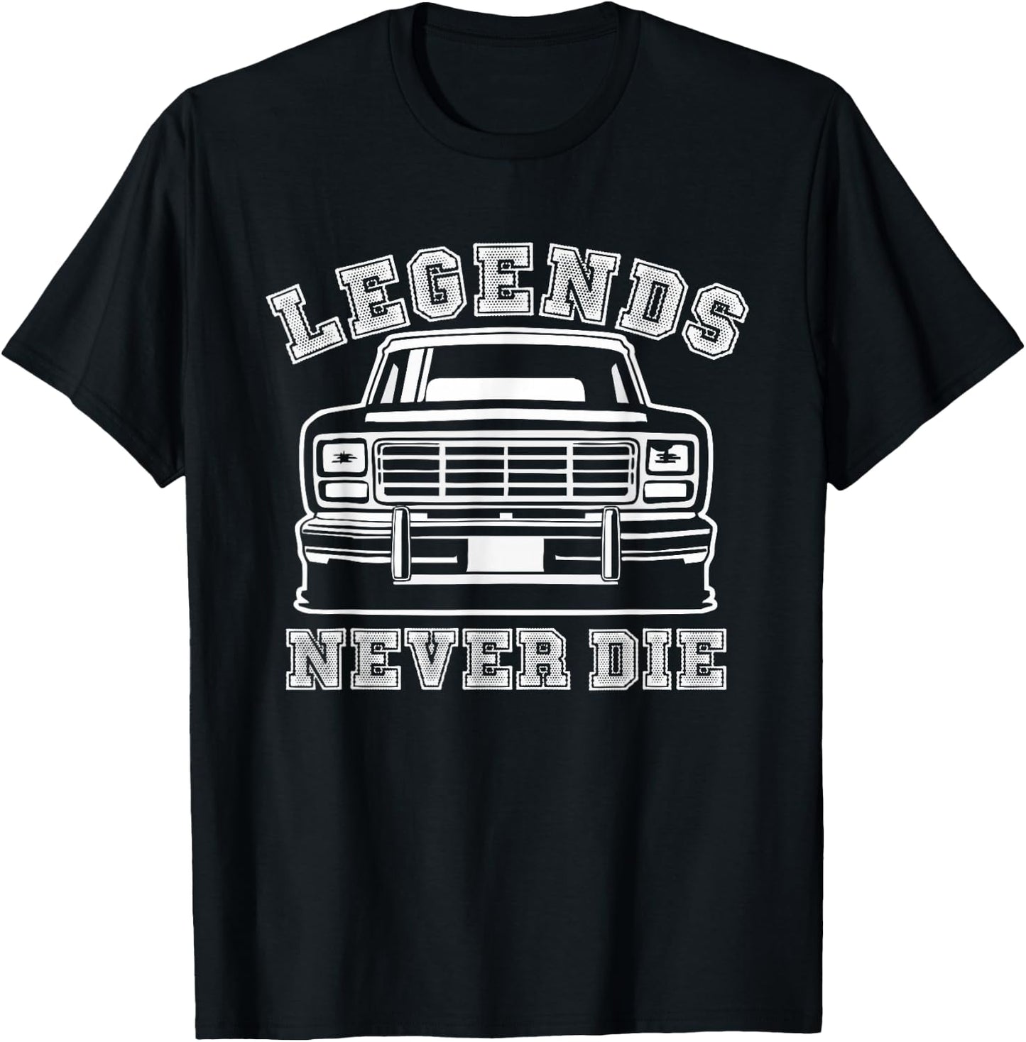 Truck 150 F Series 1980s - Legends Never Die T-Shirt - T-Shirt | Black
