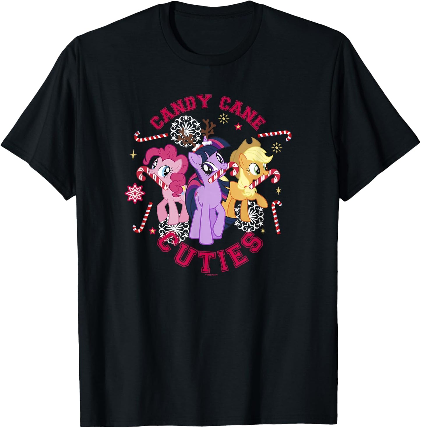 My Little Pony: Friendship Is Magic Candy Cane Cuties T-Shirt - T-Shirt | Black