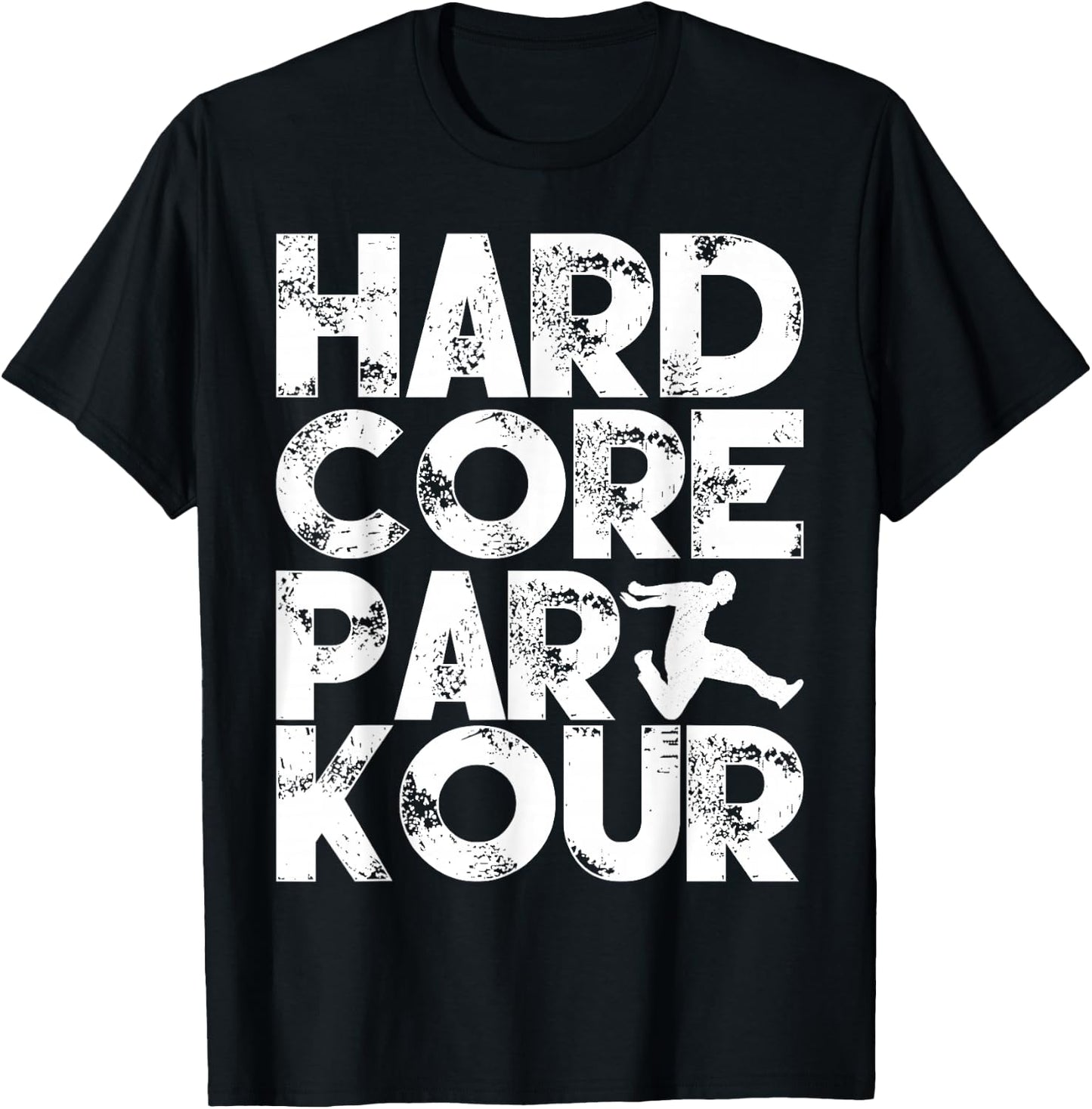Hardcore Parkour Cool Practitioner Freerunning Boys T-Shirt - T-Shirt | Black