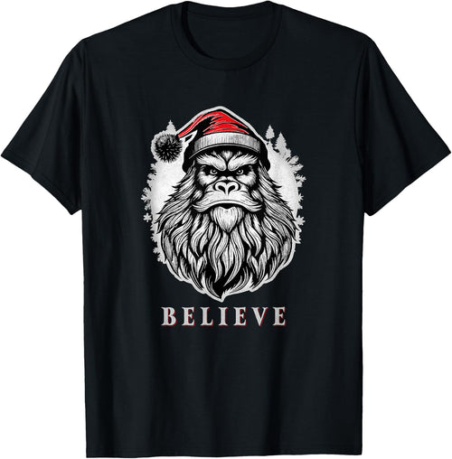 Christmas Bigfoot - Christmas Sasquatch - Cryptid Christmas