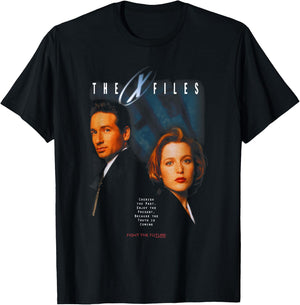 X-Files Vintage 90's Poster T-Shirt - T-Shirt | Black