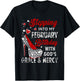 Stepping Into My February Birthday With Gods Grace Mercy T-Shirt - T-Shirt | Black