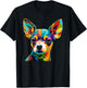 Chihuahua Lover Design Pop Art Cute Chihuahua T-Shirt - T-Shirt | Black