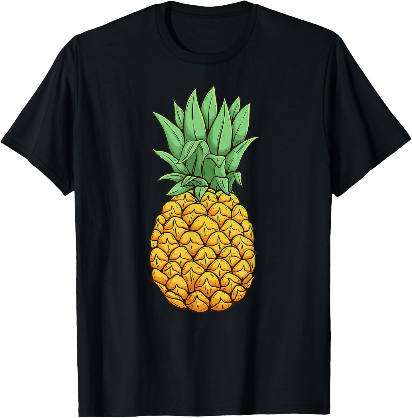Love Pineapple Halloween Fruit Costume Pineapple Team T-Shirt - T-Shirt | Black