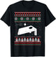 Cornhole Ugly Christmas Sweater Pajama Gifts Women T-Shirt - T-Shirt | Black