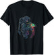 Astronaut jellyfish space universe galaxy moon T-Shirt - T-Shirt | Black