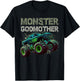 Monster Truck Godmother Family Matching Monster Truck Lovers T-Shirt - T-Shirt | Black