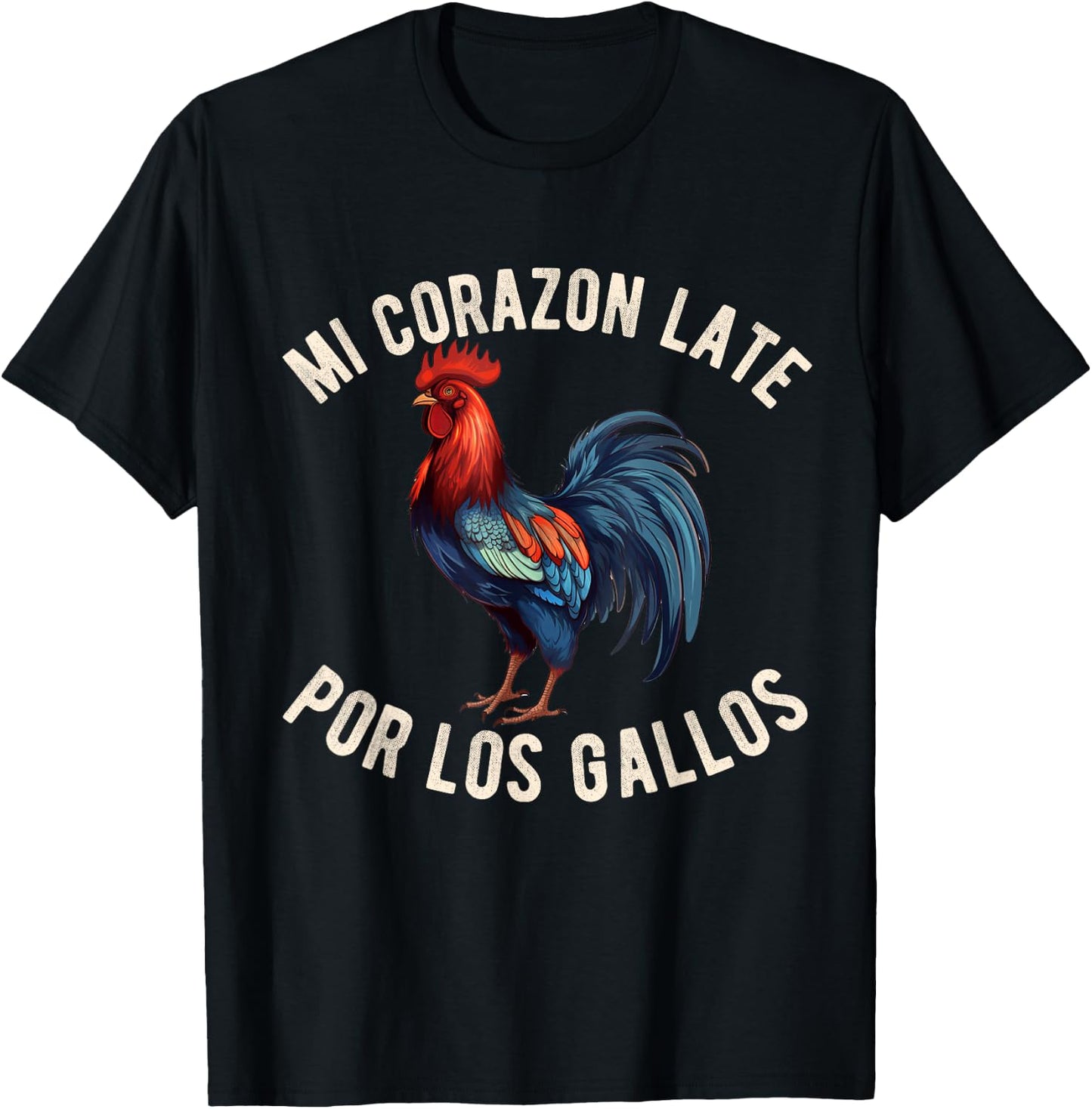 Gallero Hombre Papá Padre Tío Gallero Pelea De Gallos T-Shirt - T-Shirt | Black