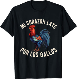 Gallero Hombre Papá Padre Tío Gallero Pelea De Gallos T-Shirt - T-Shirt | Black