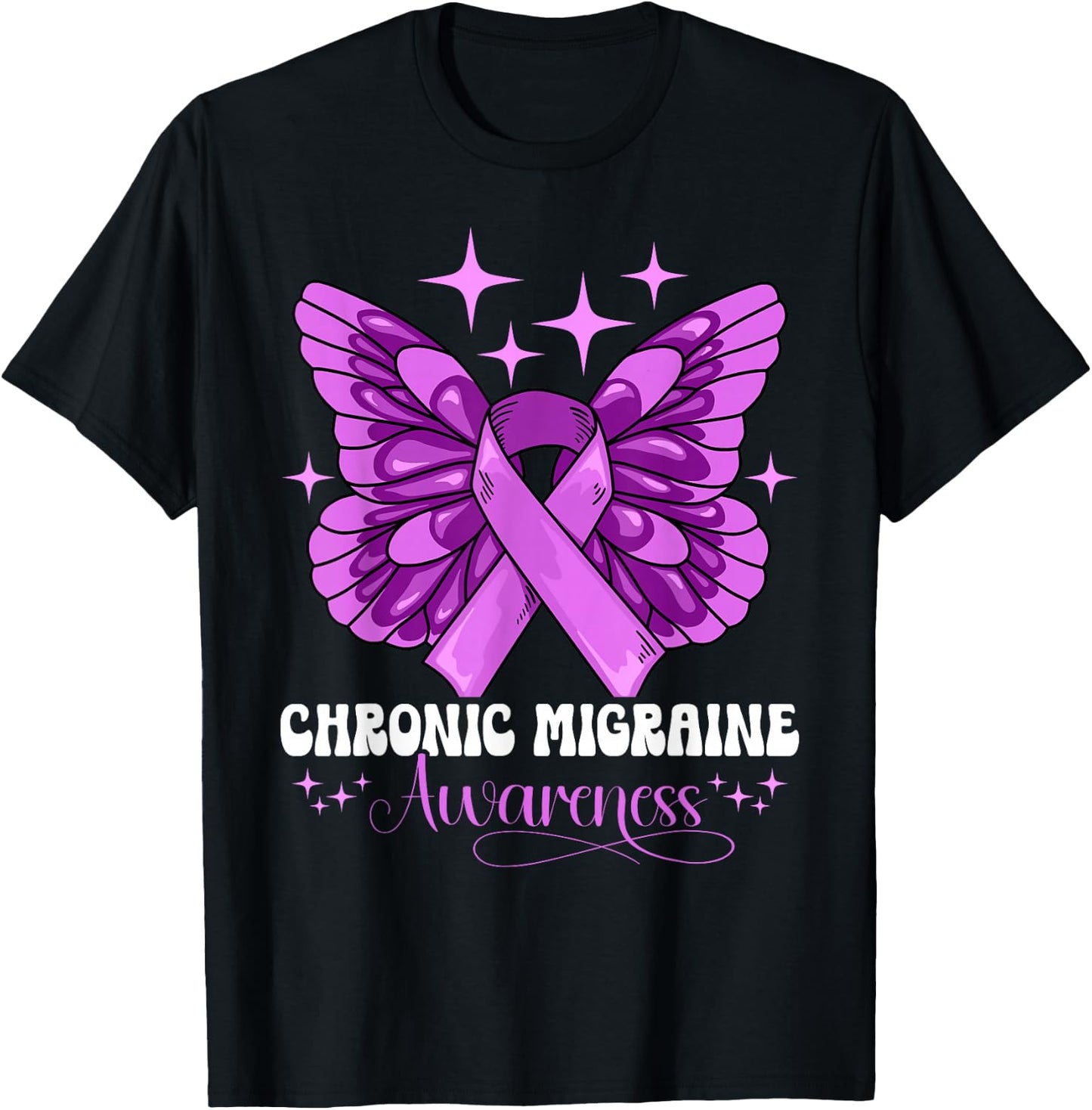 Chronic Migraine Awareness T-Shirt - T-Shirt | Black