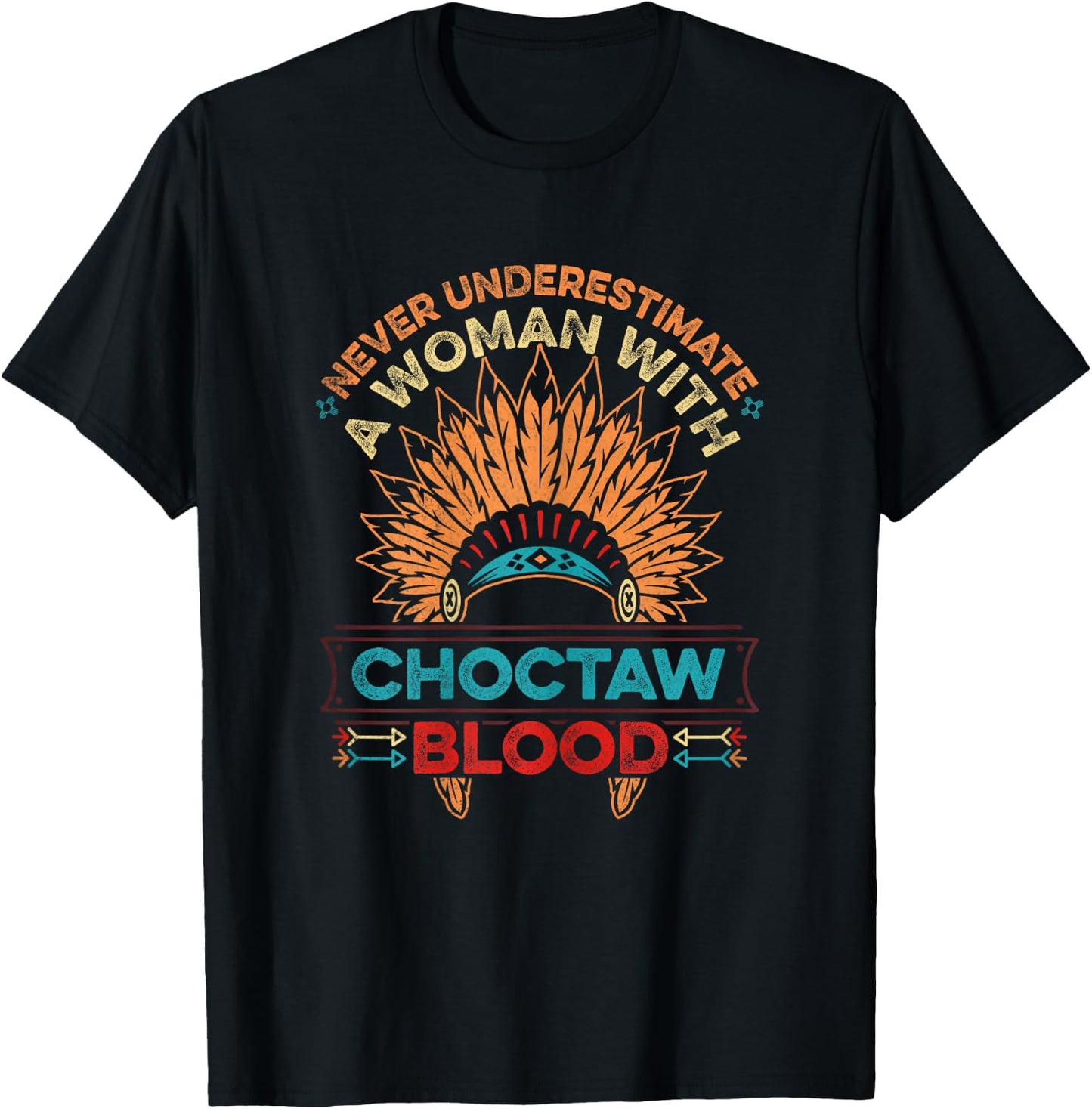 Native American Pride Design for a Proud Choctaw Girl T-Shirt - T-Shirt | Black