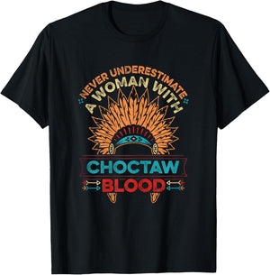 Native American Pride Design for a Proud Choctaw Girl T-Shirt - T-Shirt | Black