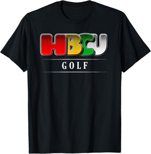 HBCU Golf - Excellence and Pride T-Shirt - T-Shirt | Black