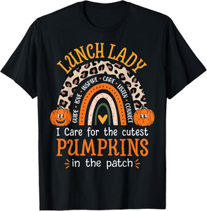 Lunch Lady Funny Halloween School Cafeteria Worker T-Shirt - T-Shirt | Black