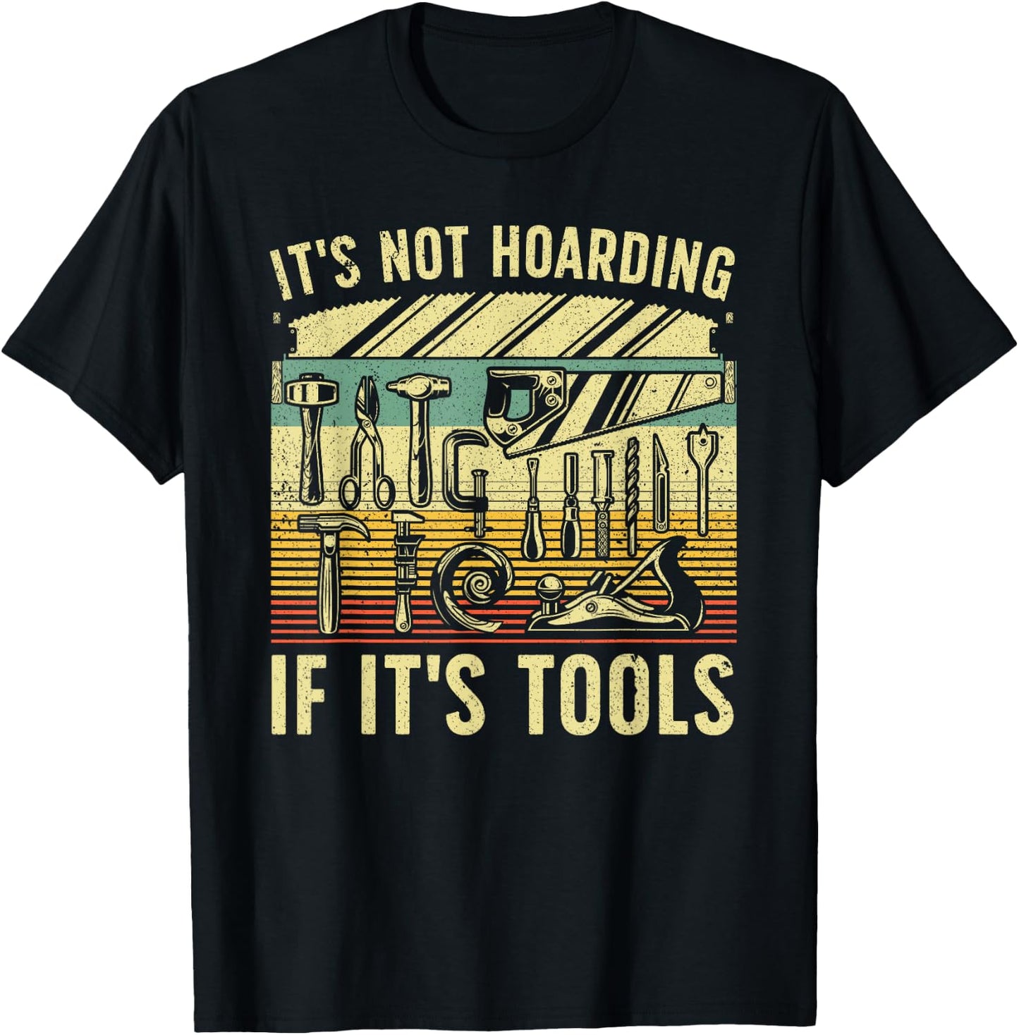 Funny Woodworker Art Carpenter Wood Working Tools Small T-Shirt - T-Shirt | Black