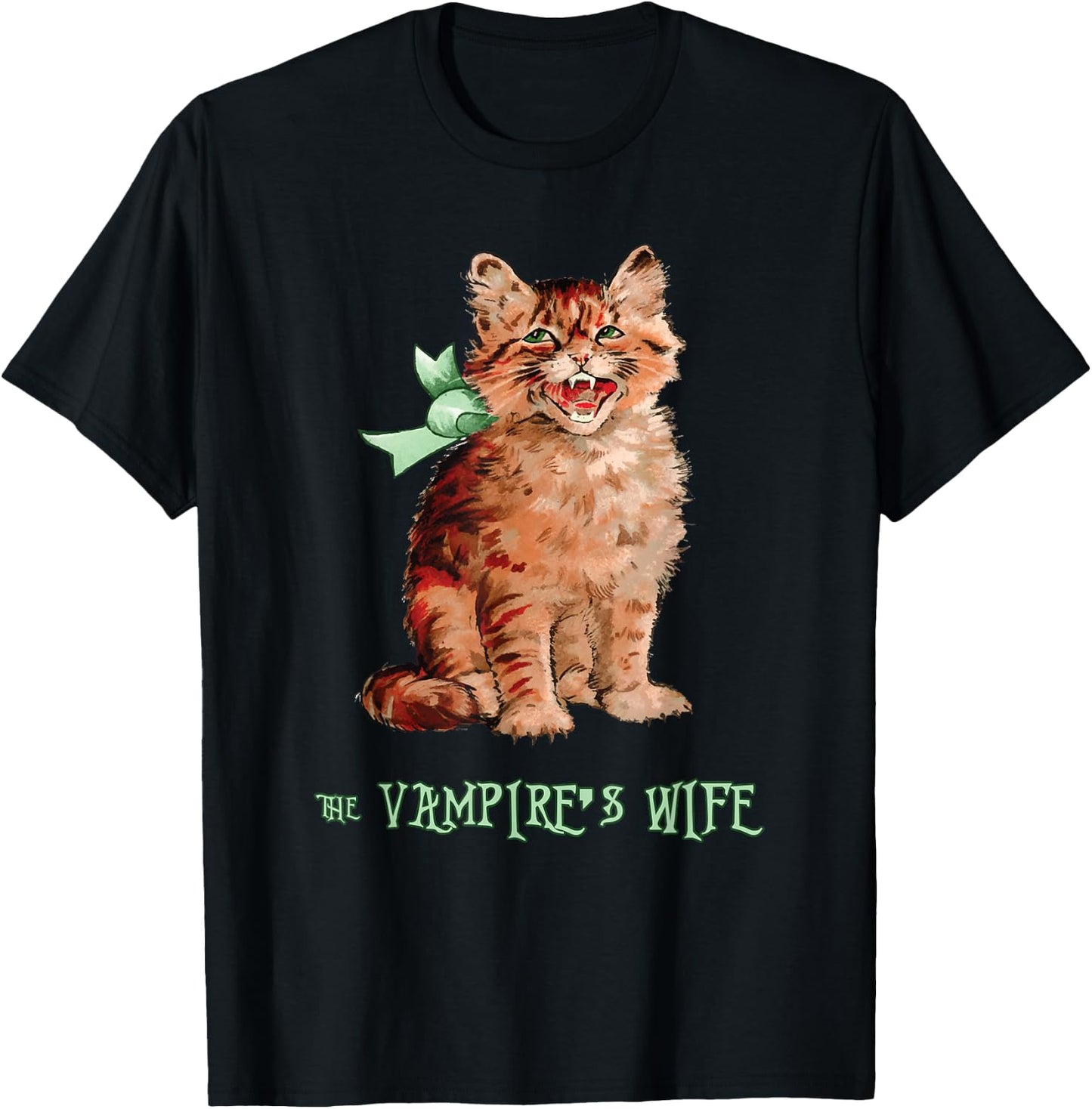 The vampire's wife cat T-Shirt - T-Shirt | Black