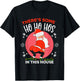 Xmas There's Some Ho-Hos In This House Christmas Santa Claus T-Shirt - T-Shirt | Black