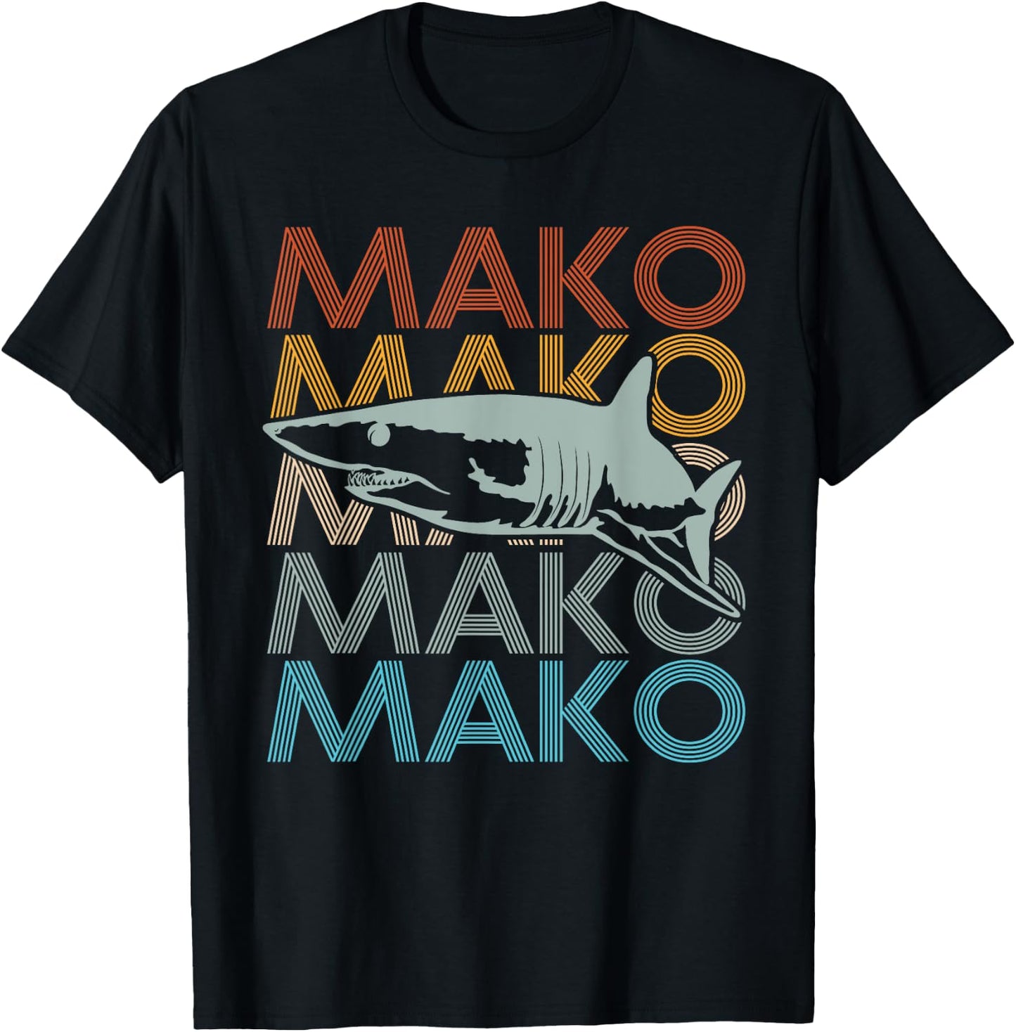 MAKO Design for a Mako Shark Diver T-Shirt - T-Shirt | Black