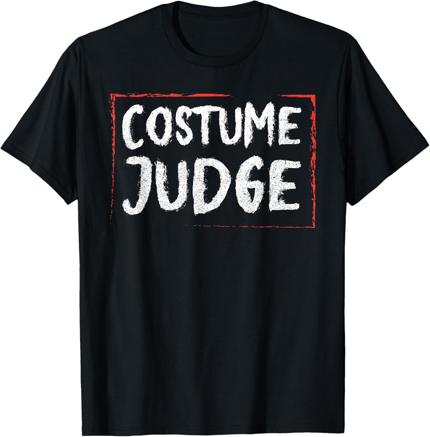 Costume Judge | Halloween Apparel Funny Halloween T-Shirt - T-Shirt | Black