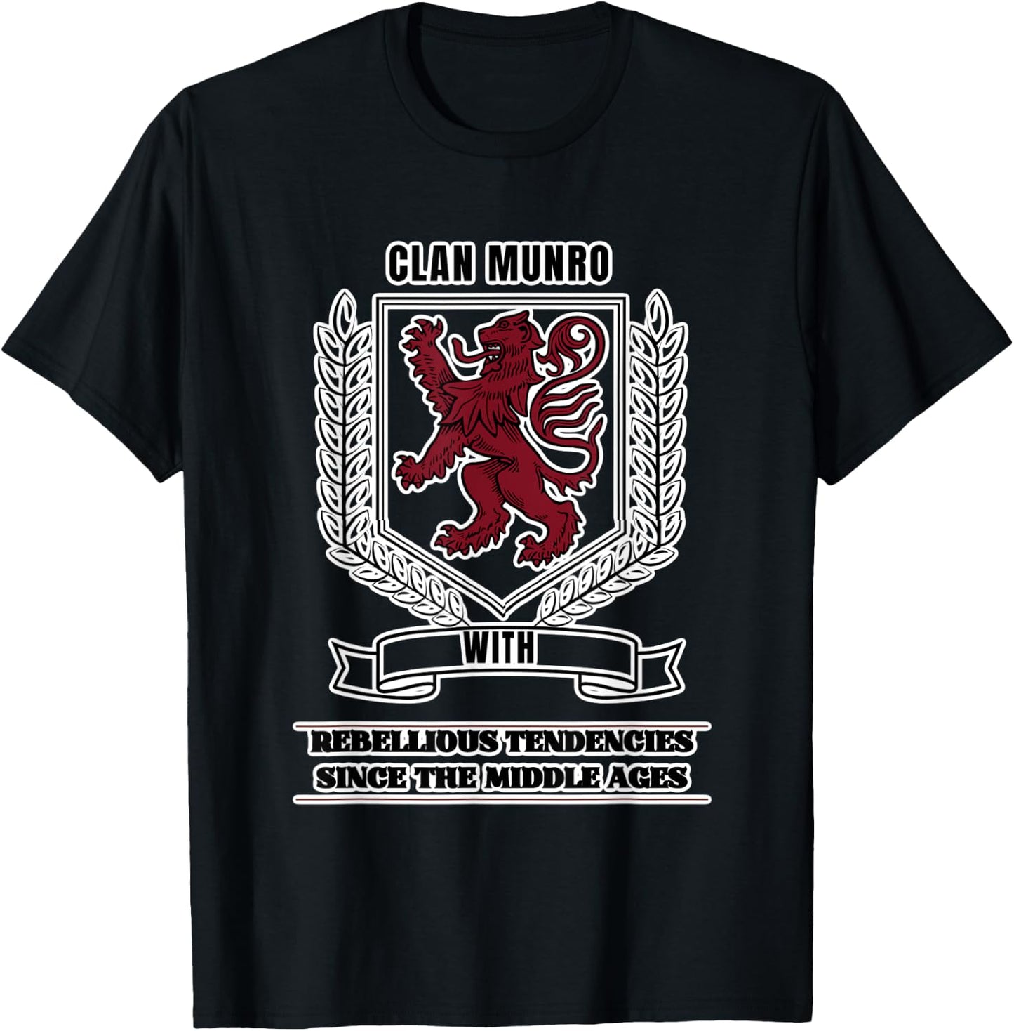 Munro Scottish Clan descendant T-Shirt - T-Shirt | Black
