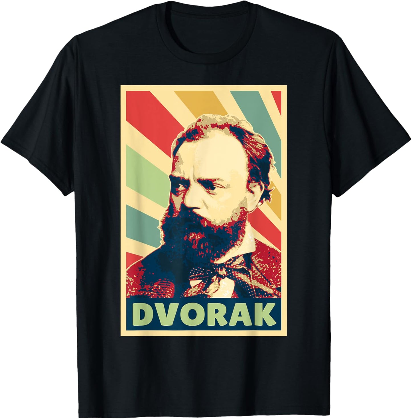 Antonin Dvorak Vintage Colours T-Shirt - T-Shirt | Black