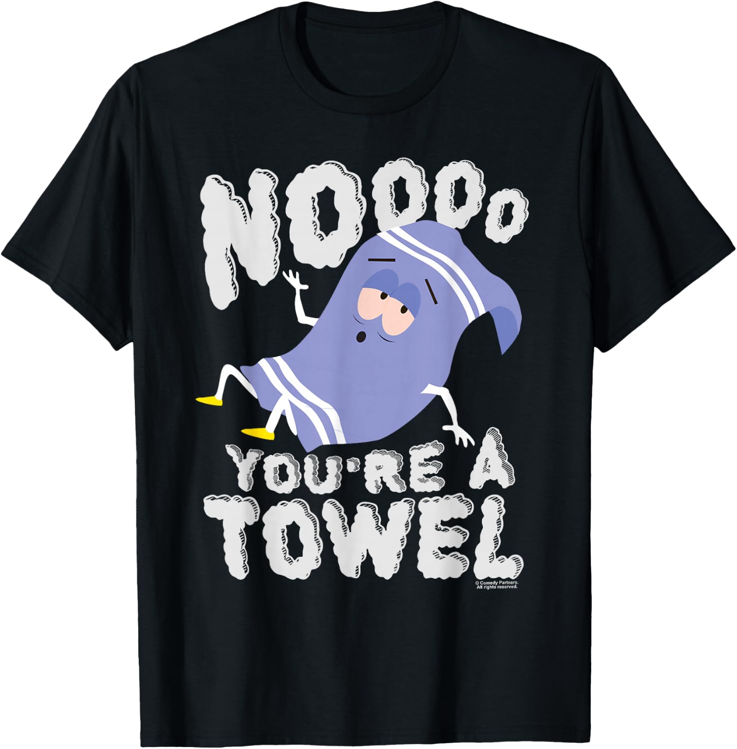 South Park Towlie Noooo You're a Towel T-Shirt - T-Shirt | Black