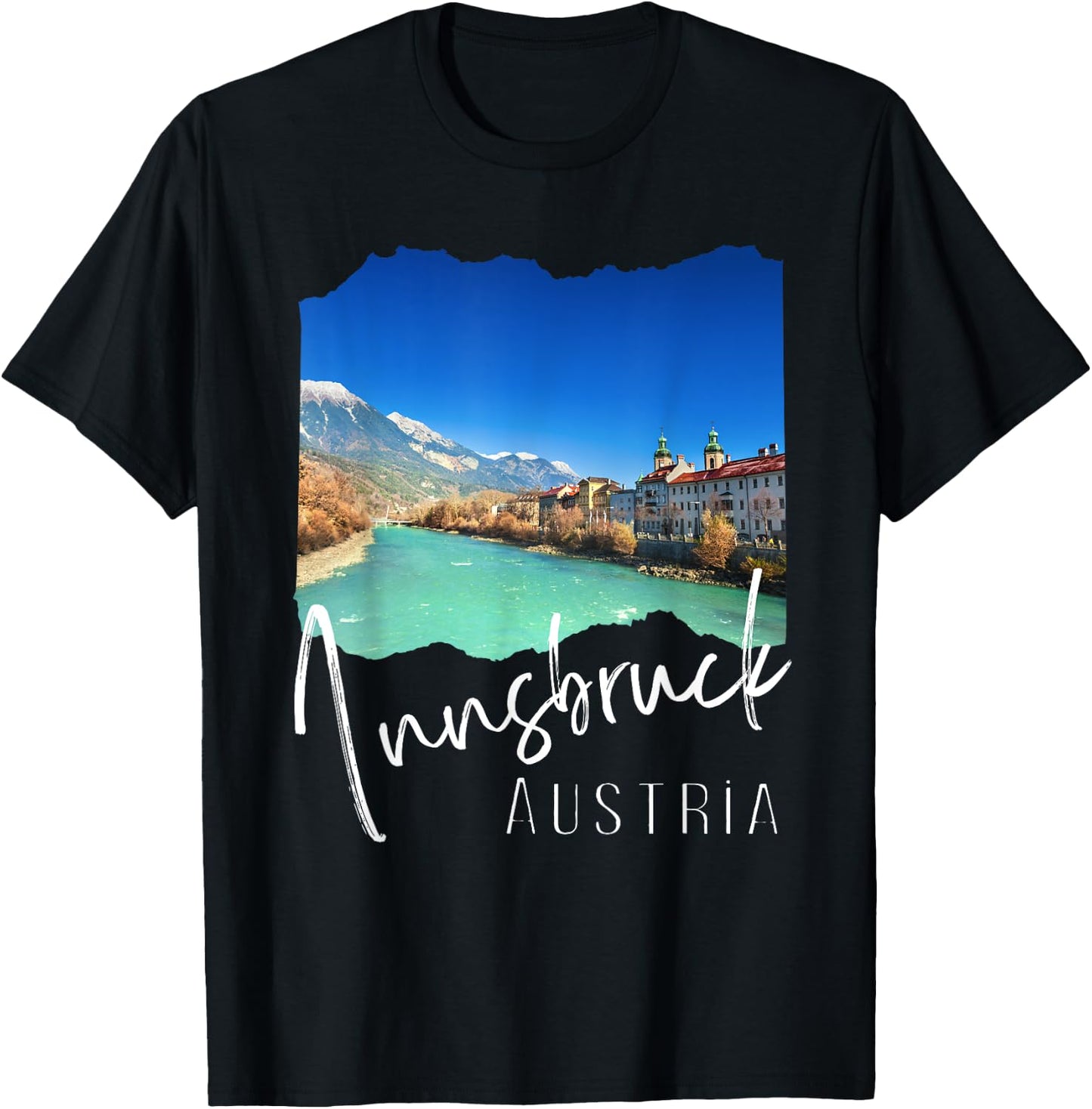 Innsbruck Souvenir Innsbruck Austria T-Shirt - T-Shirt | Black