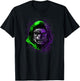 Marvel Fantastic Four Dr. Doom Mask Color Pop Distressed T-Shirt - T-Shirt | Black