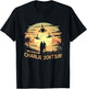 Vietnam War Vintage Sunset - Classic Charlie Don't Surf T-Shirt - T-Shirt | Black