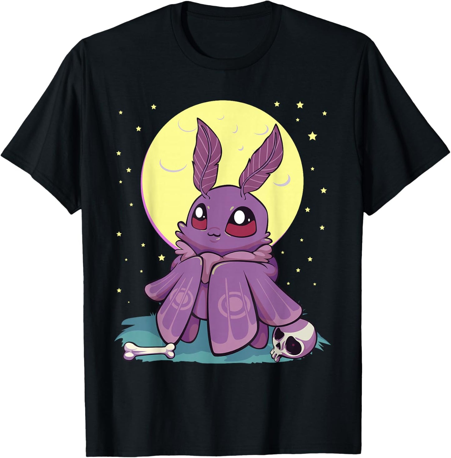 Pastel Goth Kawaii Anime Cute Baby Mothman Cryptid T-Shirt - T-Shirt | Black