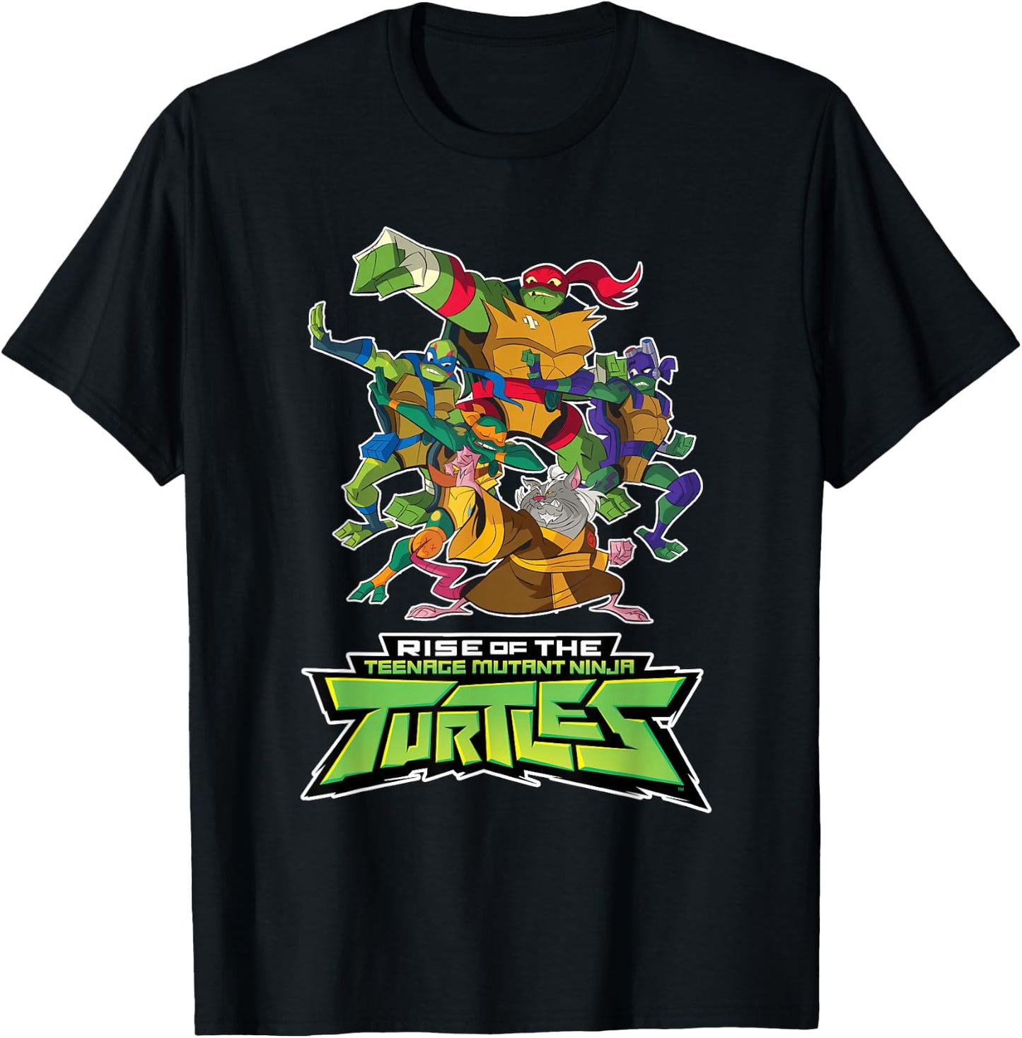 Splinter & The Turtles - Rise T-Shirt - T-Shirt | Black