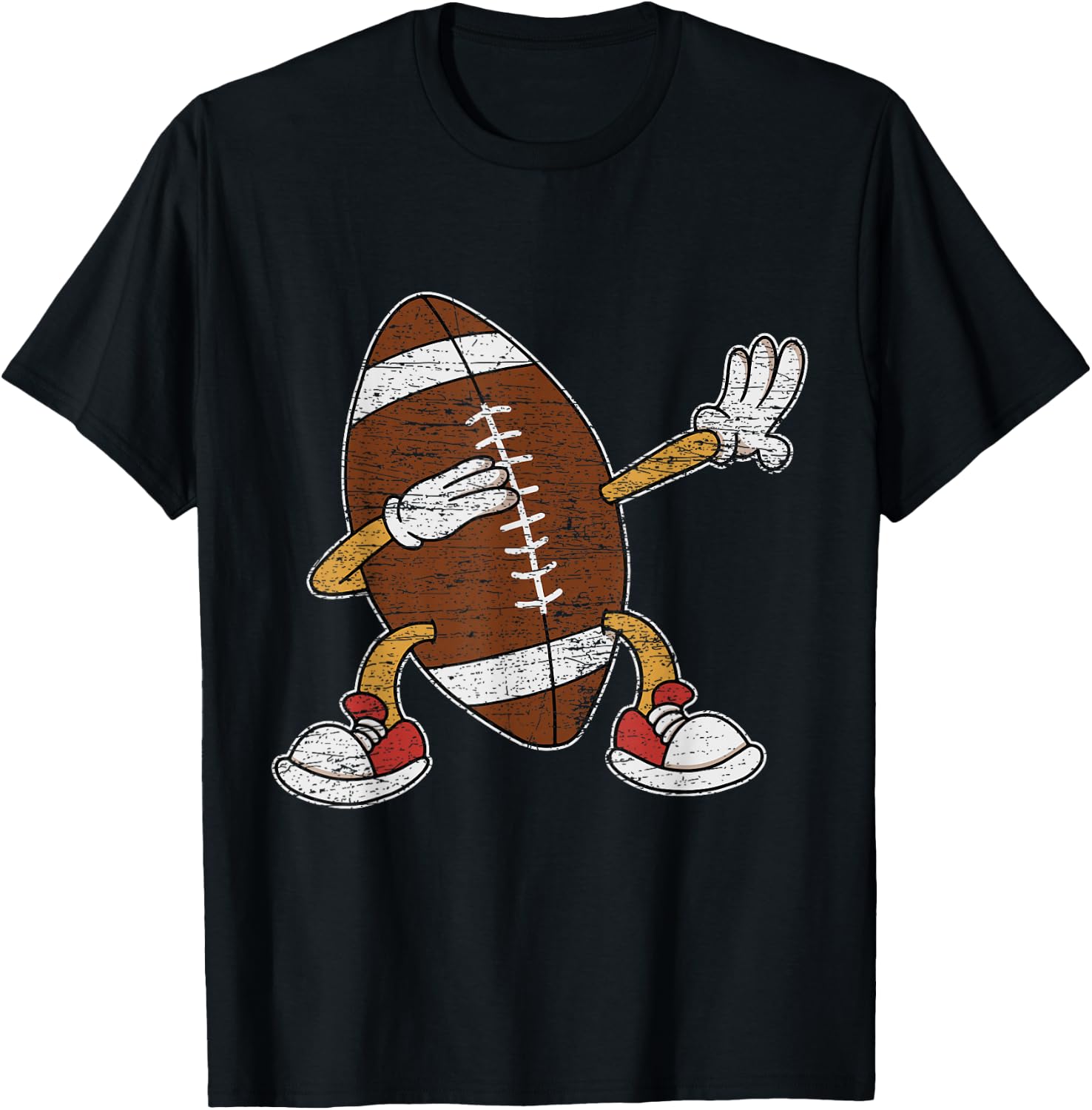 Dabbing Football Dab Footballer T-Shirt - T-Shirt | Black