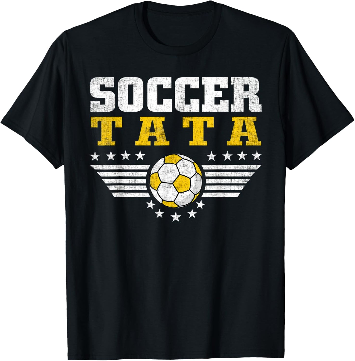 Soccer Tata - Soccer Player Funny Grandfather Soccer T-Shirt - T-Shirt | Black