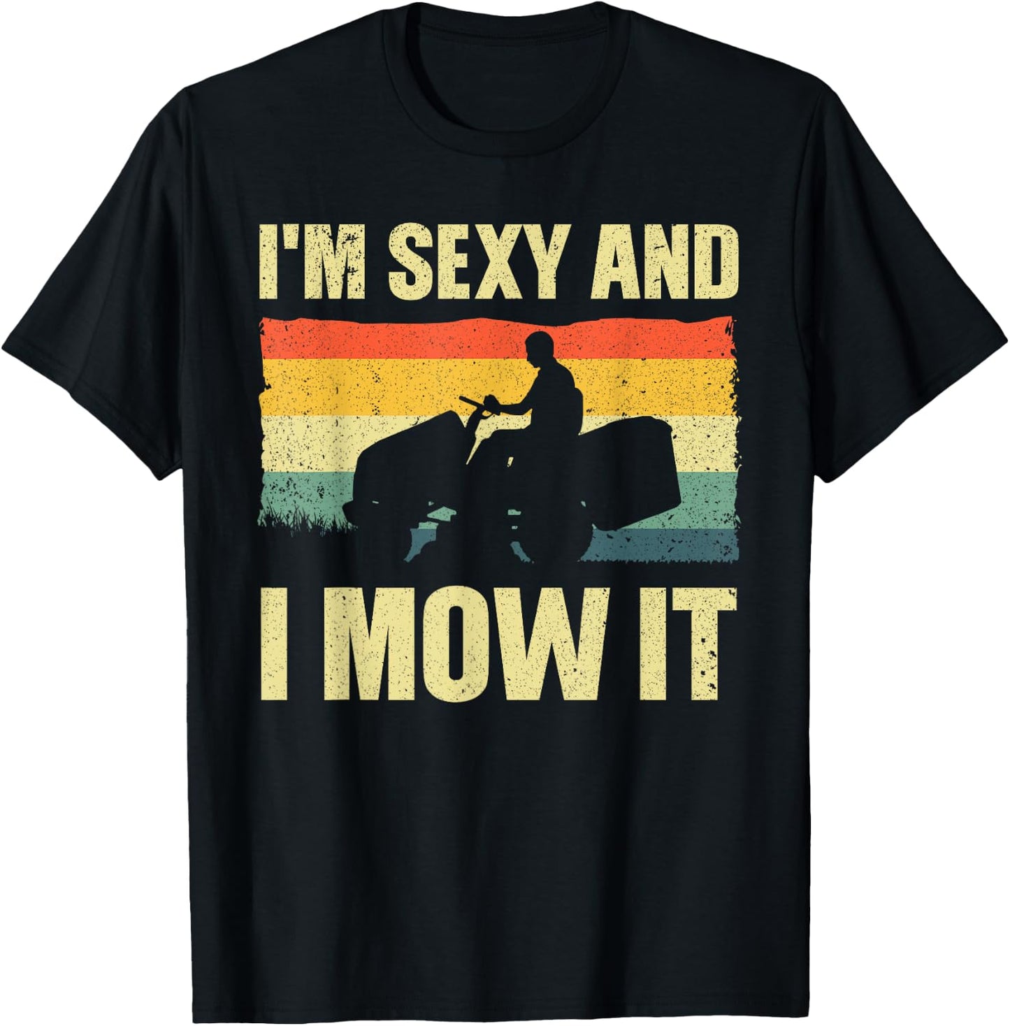 Best Lawn Mowing Art Women Lawn Mower Tractor Lover T-Shirt - T-Shirt | Black